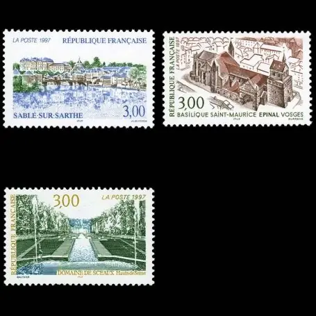 Timbres France Série N° 3107/3109 neuf sans charnière Quantité Limitée