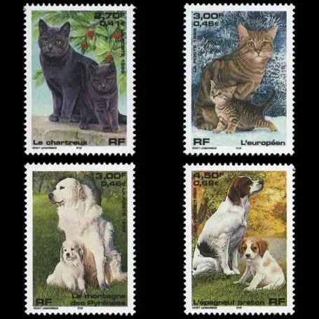 Populaire Timbres France Série N° 3283/86 neuf sans charnière