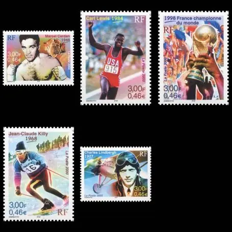 Timbres France Série N° 3312/16 neuf sans charnière Meilleure Qualité