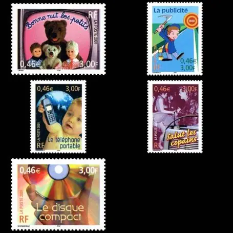 Timbres France Série N° 3372/76 neuf sans charnière Top Qualité