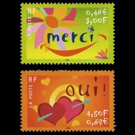 Timbres France Série N° 3379/3380 neuf sans charnière Affaire À Saisir