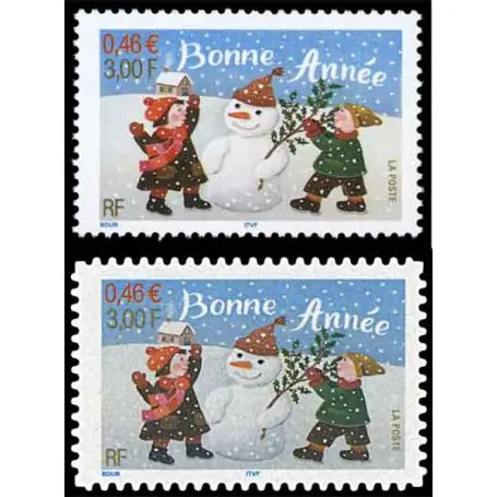 Timbres France Série N° 3437/38 neuf sans charnière Solde