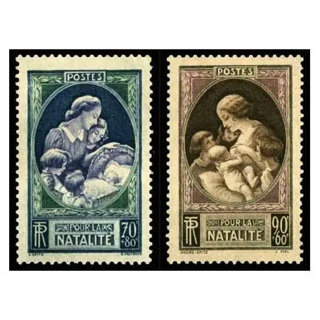 Nouvelle Collection Timbres France Série N° 440/441 neuf sans charnière