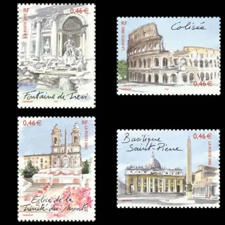 Timbres France Série N° 3527/30 neuf sans charnière Vente Directe