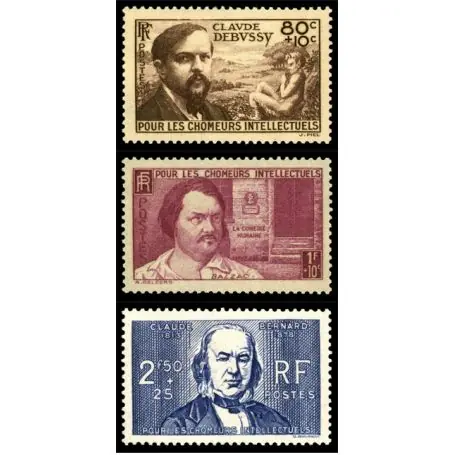 Timbres France Série N° 462/464 neuf sans charnière Populaire