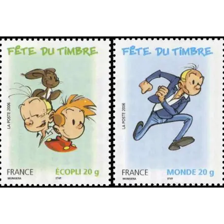 Top Qualité Timbres France Série N° 3878/3879 neuf sans charnière