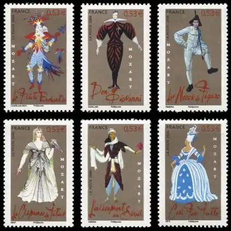Top Vente Timbres France Série N° 3917/22 neuf sans charnière