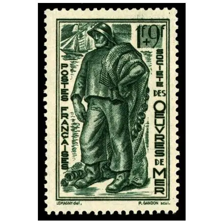 Timbre France N° 504 neuf sans charnière Tendance