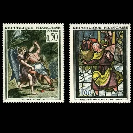 En Vogue Timbres France Série N° 1376/77 neuf sans charnière