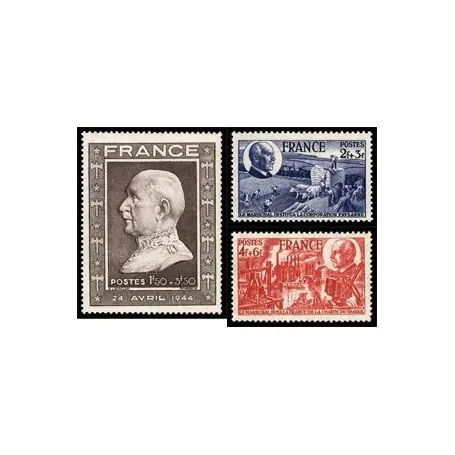Timbres France Série N° 606/608 neuf sans charnière Top Vente