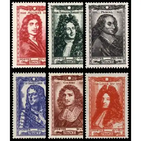 Timbres France Série N° 612/617 neuf sans charnière Usine Directe