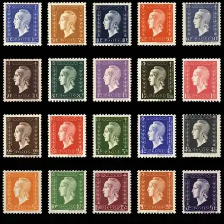 Timbres France Série N° 682/701 neuf sans charnière Affaire À Saisir