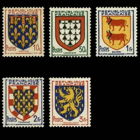 Timbres France Série N° 899/903 neuf sans charnière Satisfait Ou Remboursé