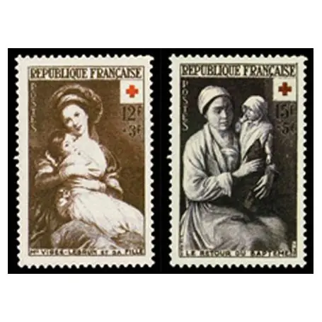 Meilleur Choix Timbres France Série N° 966/967 neuf sans charnière