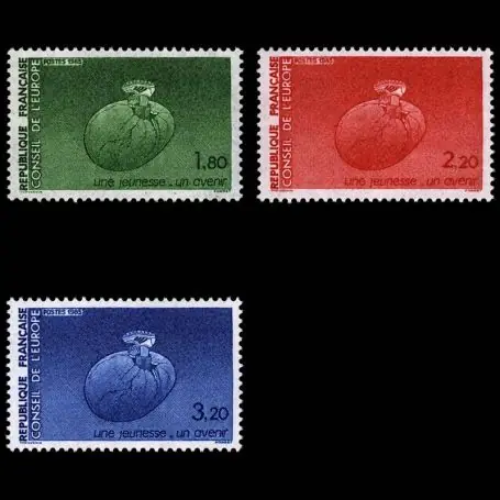 Produit De Marque Timbres de service France Série N° 85/87- Neuf(s) sans charniEre