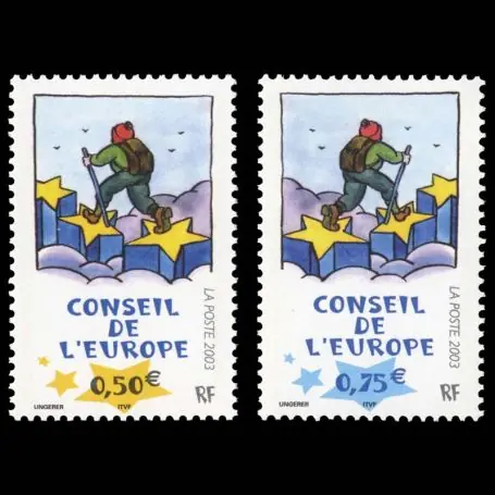 Timbre de service France N° 126/127 - Neuf(s) sans charniEre Must-Have