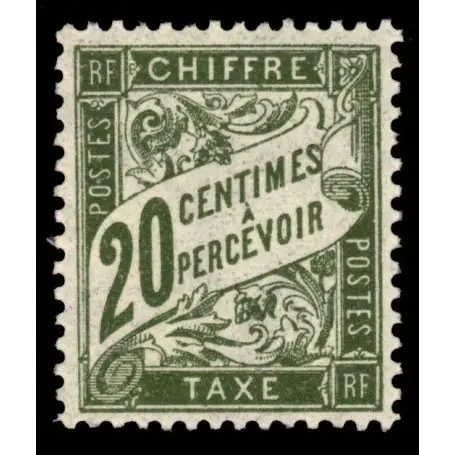 Gros Lot Timbre taxe France N° 31 neuf sans charnière