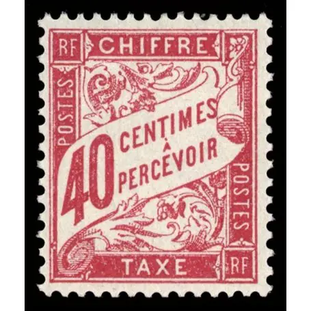 Nouvel Arrivage Timbre taxe France N° 35 neuf sans charnière