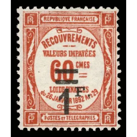 Commander Vite Timbre taxe France N° 53 neuf sans charnière