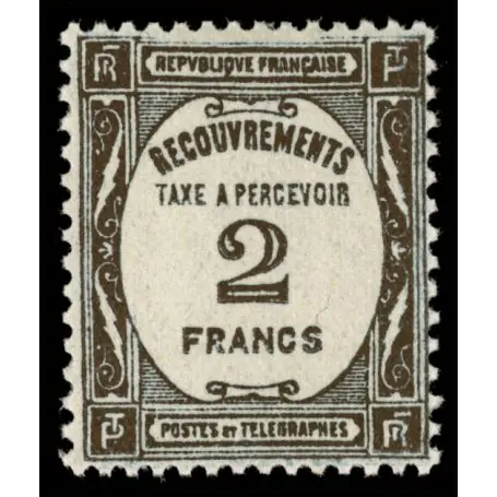 Timbre taxe France N° 62 neuf sans charnière Pas Cher