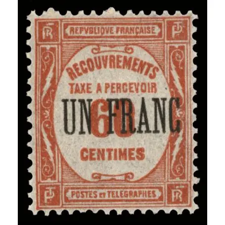 Timbre taxe France N° 63 neuf sans charnière Exclusif