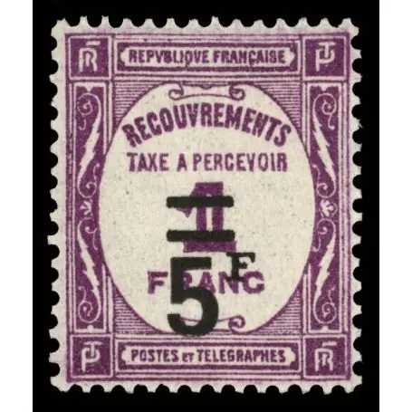 Exclusif Timbre taxe France N° 65 neuf sans charnière