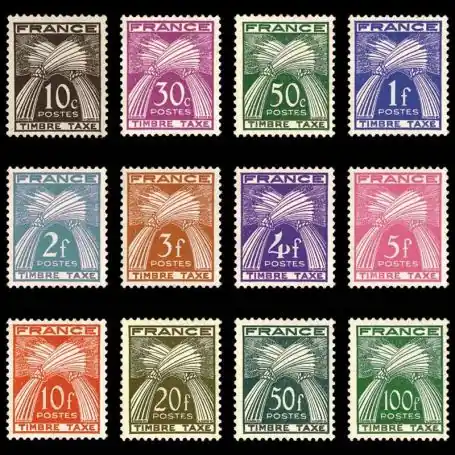 Timbres taxe France Série N° 78/89 - Neuf(s) sans charniEre Commander Maintenant
