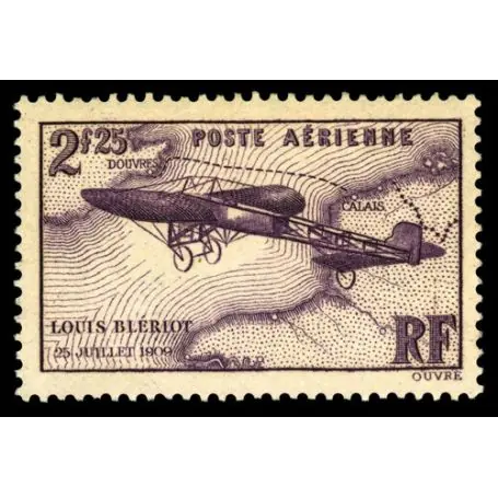 Timbre poste aérienne France N° 7 neuf sans charnière Certifié