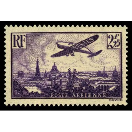 Timbre poste aérienne France N° 10 neuf sans charnière Commander Vite