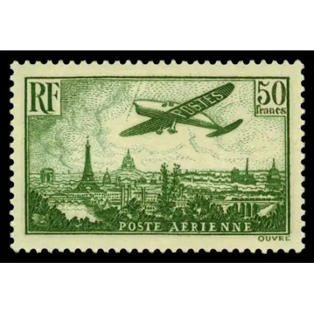 Timbre poste aérienne France N° 14 neuf sans charnière Dernière Chance