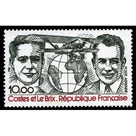 Timbre poste aérienne France N° 55 neuf sans charnière Prix Choc