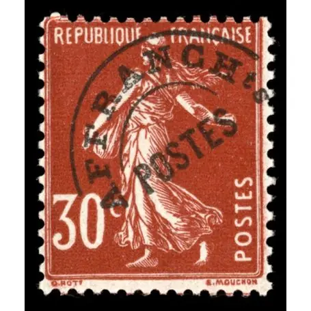 Timbre préoblitérés France N° 61 neuf sans charnière Authentique