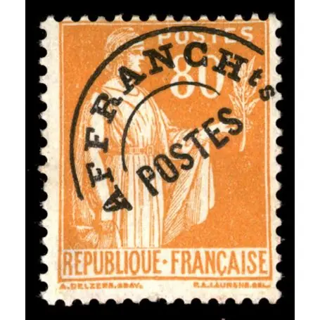 Réduction Timbre préoblitérés France N° 75 neuf sans charnière