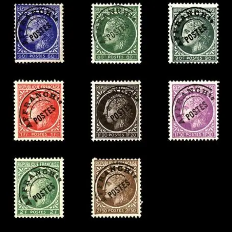 Prix Bas Timbres préoblitérés France Série N° 87/93 neuf sans charnière