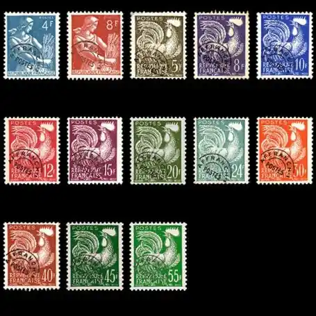 Expédié Aujourd’hui Timbres préoblitérés France Série N° 106/18 neuf sans charnière