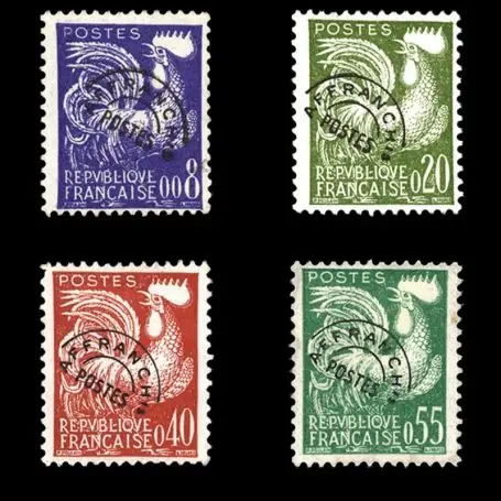 Timbres préoblitérés France Série N° 119/22 neuf sans charnière Nouvelle Collection