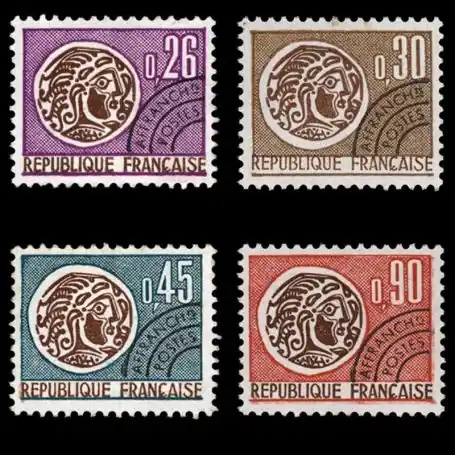 Timbres préoblitérés France Série N° 130/33 neuf sans charnière Achat Immédiat