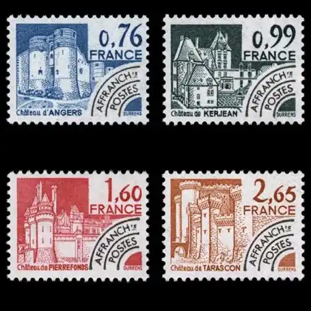 Timbres préoblitérés France Série N° 166/69 neuf sans charnière Premium