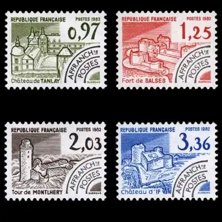 Timbres préoblitérés France Série N° 174/77 neuf sans charnière Prix Bas