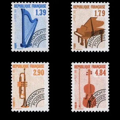 Timbres préoblitérés France Série N° 202/05 neuf sans charnière Livraison Express