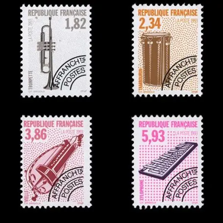 Timbres préoblitérés France Série N° 228/31 neuf sans charnière Livraison Gratuite