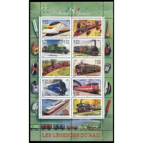 Authentique Timbre France Bloc N° 38 neuf sans charnière