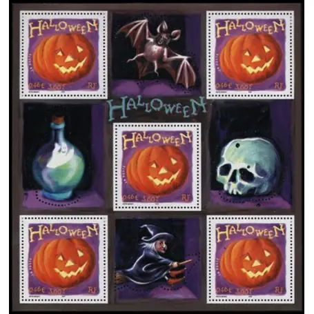 Exclusif Timbre Halloween Bloc N° 40 neuf sans charnière