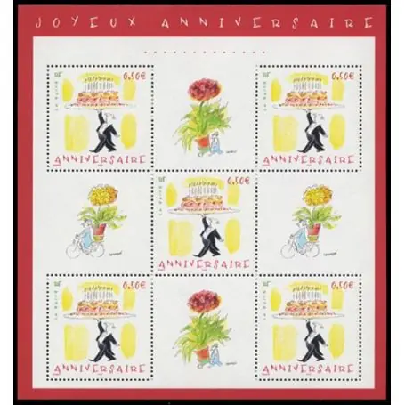 Gros Lot Timbre France Bloc N° 75 neuf sans charnière