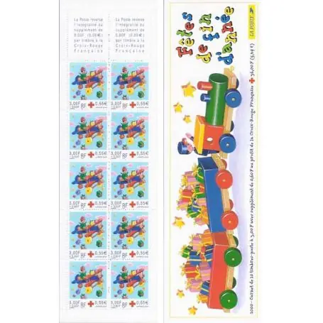 En Vogue Timbre France Carnet Croix Rouge N° 2049 neuf sans charnière