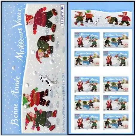 Acheter En Ligne Timbre France Carnet N° 3440A neuf sans charnière