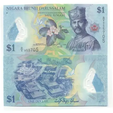 Billets collection Brunei Pk N° 35 - 1 Ringgit Usine Directe