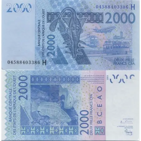 Prix Réduit Billet de banque Afrique De L'ouest Niger Pk N° 616 - 2000 Francs
