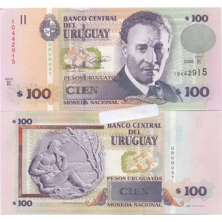 Affaire À Saisir Billets banque Uruguay Pk N° 88new 100 - 100 Pesos