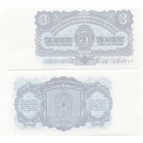 Prix Choc Billets banque Tchecoslovaquie Pk N° 79 - 3 Korun